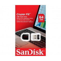 PEN DRIVE 64GB USB 2.0 CRUZER FIT SANDISK SDCZ33-064G-B35