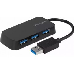 HUB USB 3.0 TARGUS 4 PORTAS PRETO ACH124US  