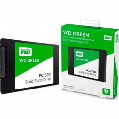 HD SSD 1TB WD GREEN 2.5 SATA 3.0 (6 GB/S) LEITURA: 545MB/S E GRAVAÇÃO: 465MB/S WDS100T2G0A 