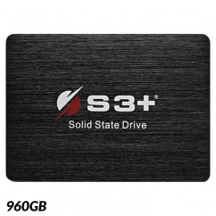 HD SSD 960GB S3+ 2.5 SATA 3.0 (6 GB/S) LEITURA:550MB/S E GRAVAÇÃO:500MB/S - S3SSDC960