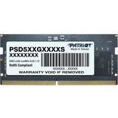 MEMORIA P/ NOTEBOOK SODIMM PATRIOT SIGNATURE LINE 8GB 4800MHZ DDR5 CL40 1.1V PC5-38400 262PIN PSD58G480041S