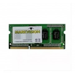 MEMORIA NOTEBOOK MARKVISION 8GB 1600MHZ DDR3 1.5V CL11 MVD38192MSD-A6