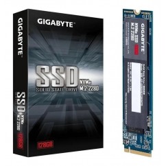 SSD M.2 PCIE, NVME 1.3 128GB GIGABYTE 2280 LEITURA 1550MB/S GRAVAÇÃO 550MB/S - GP-GSM2NE3128GNTD