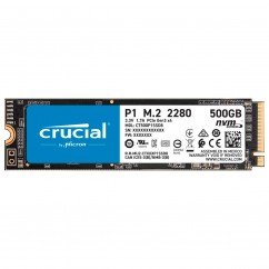 SSD M.2 PCIe NVMe 500GB CRUCIAL 2280 LEITURA 1900MB/S GRAVAÇÃO 950MB/S - CT500P1SSD8