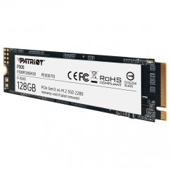 SSD M.2 PCIe NVMe 128GB PATRIOT P300 2280 LEITURA 1600MB/S GRAVAÇÃO 600MB/S - P300P128GM28