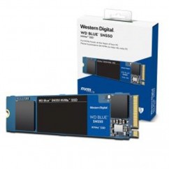 SSD M.2 PCIE NVME 250GB WD BLUE SN550, LEITURA: 2400MB/S E GRAVAÇÃO: 950MB/S - WDS250G2B0C