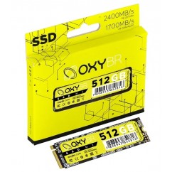 SSD M.2 PCIe NVMe 512GB OXY, M.2 2280, Gen3, LEITURA 2400 MB/S, GRAVAÇÃO 1700 MB/S - OXYBRNVME/512