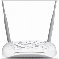 ADSL c/ Router WIFI TP-LINK MODEM ADSL2 TD-W8968N 300Mb/s 2 Antenas c/ Porta USB 