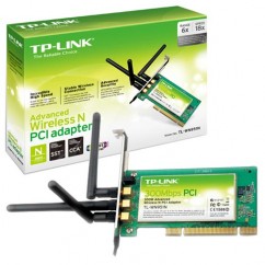 ADAPTADOR TP-LINK WIRELESS 300MB PCI TL-WN951ND 3 ANTENAS