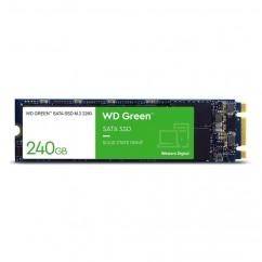 SSD M.2 SATA WD GREEN 240GB 2280 SATA 6GB/S, LEITURA: 545MB/S - WDS240G3G0B