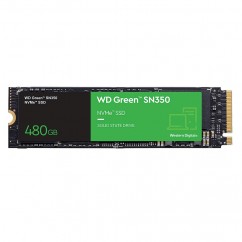 SSD M.2 PCIE NVME 480GB WD GREEN SN350, LEITURA: 2400MB/S E GRAVAÇÃO: 1650MB/S - WDS480G2G0C