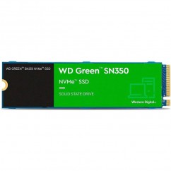 SSD M.2 PCIE NVME 480GB WD GREEN SN350, Gen3x3, LEITURA: 2400MB/S E GRAVAÇÃO: 1500MB/S - WDS500G2G0C